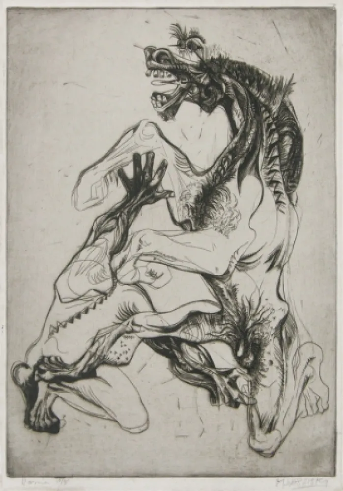 Acquaforte Lasansky - Doma