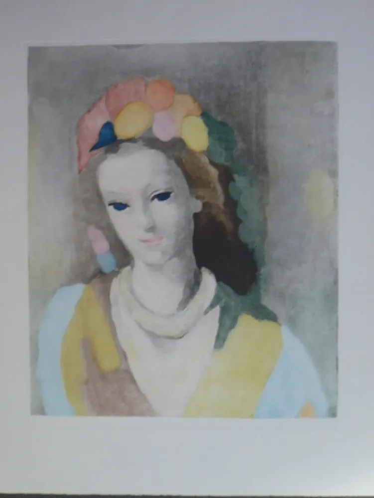 Acquatinta Laurencin - Jeune fille