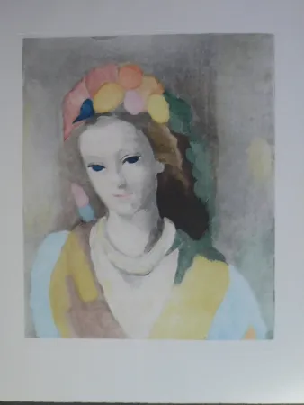 Acquatinta Laurencin - Jeune fille