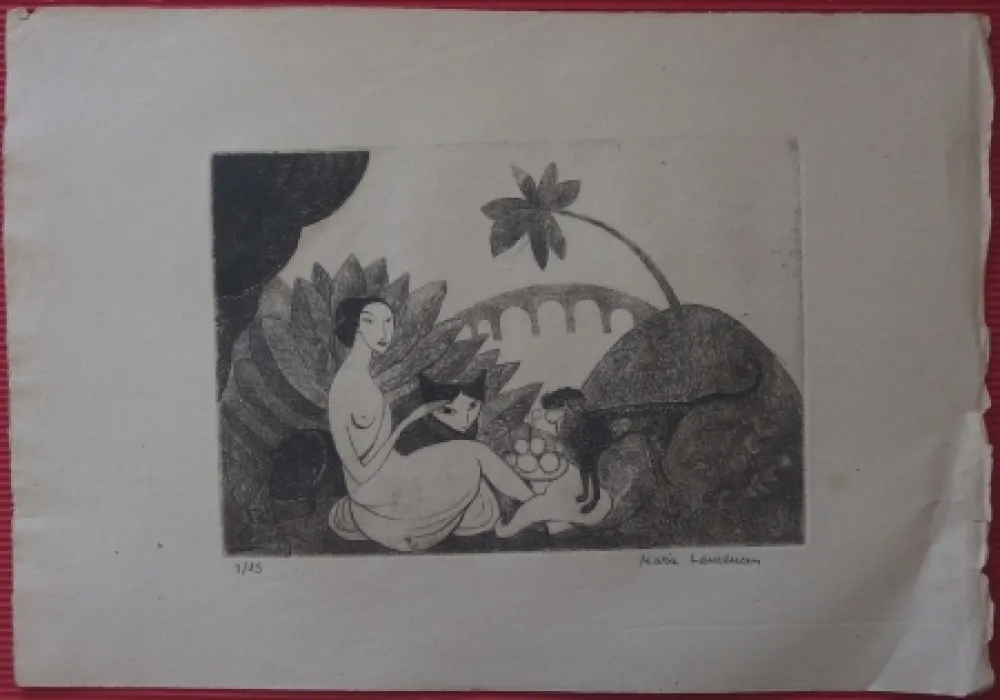 Acquaforte Laurencin - Le Pont de Passy