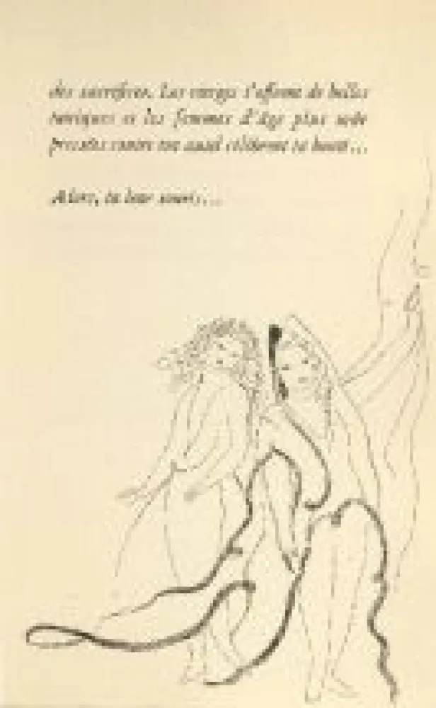 Libro Illustrato Laurencin - Poèmes de Sapho, illustrés de 23 eaux-fortes par Marie Laurencin