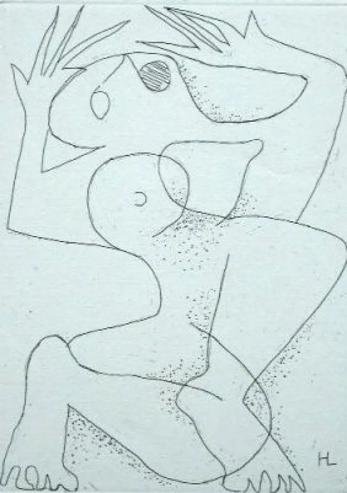 Acquaforte Laurens - L'exterminée