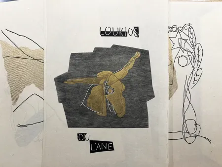 Libro Illustrato Laurens - LOUKIOS OU L'ÂNE. Gravures de Henri Laurens, 1 des 40 avec suite (1947).