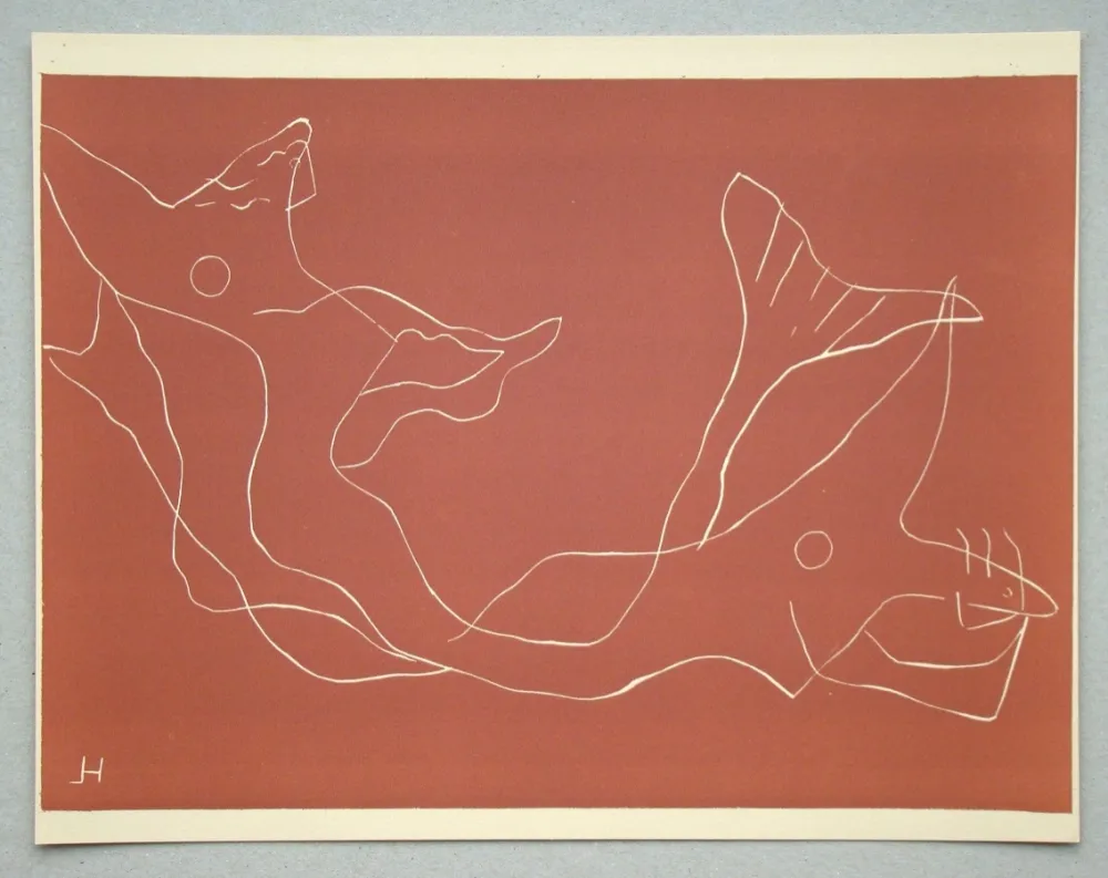 Linoincisione Laurens - Sirènes