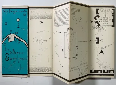 Libro Illustrato Lavater - Honegger-Lavater, Warja - Die seltsame Spiegelgasse in Zürich, 1966,  Basel: Basilius Presse - DADA Leporello