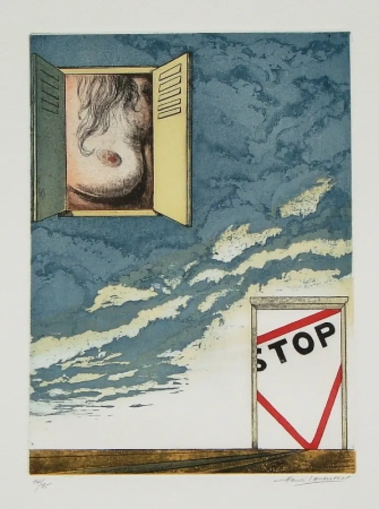 Acquaforte E Acquatinta Laventhol - Le miroir aux alouettes