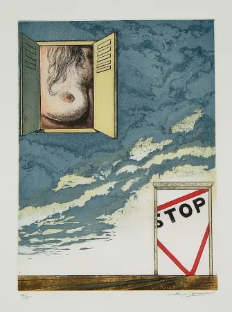 Acquaforte E Acquatinta Laventhol - Le miroir aux alouettes