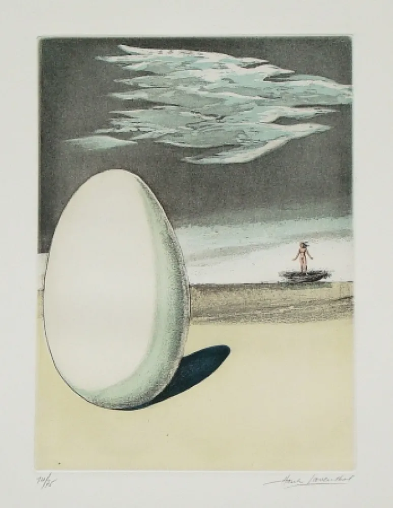 Acquaforte E Acquatinta Laventhol - Le miroir aux alouettes