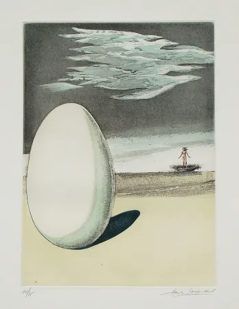 Acquaforte E Acquatinta Laventhol - Le miroir aux alouettes