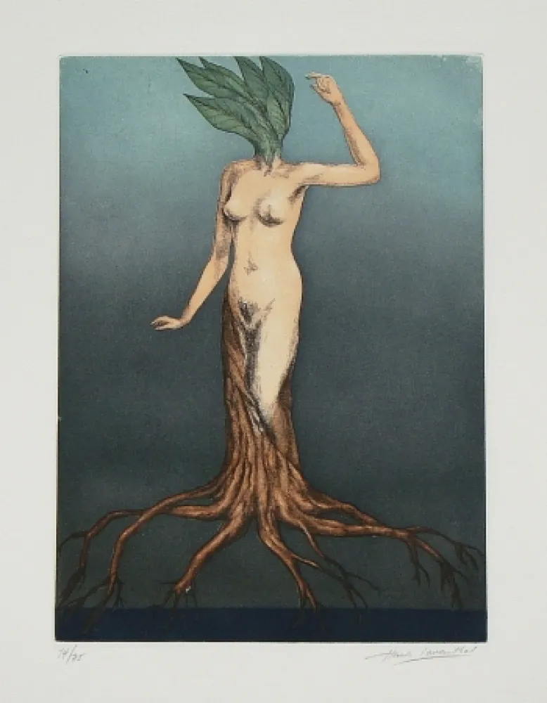 Acquaforte E Acquatinta Laventhol - Le miroir aux alouettes