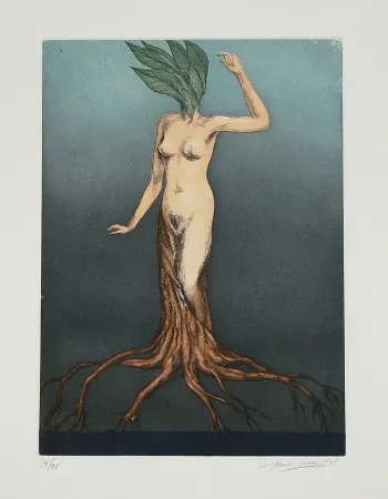 Acquaforte E Acquatinta Laventhol - Le miroir aux alouettes