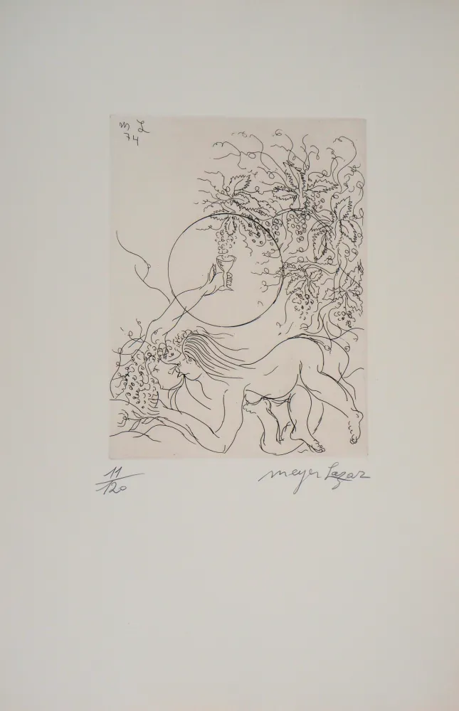 Incisione Lazar - Cantique des Cantiques, De l'amour et du vin