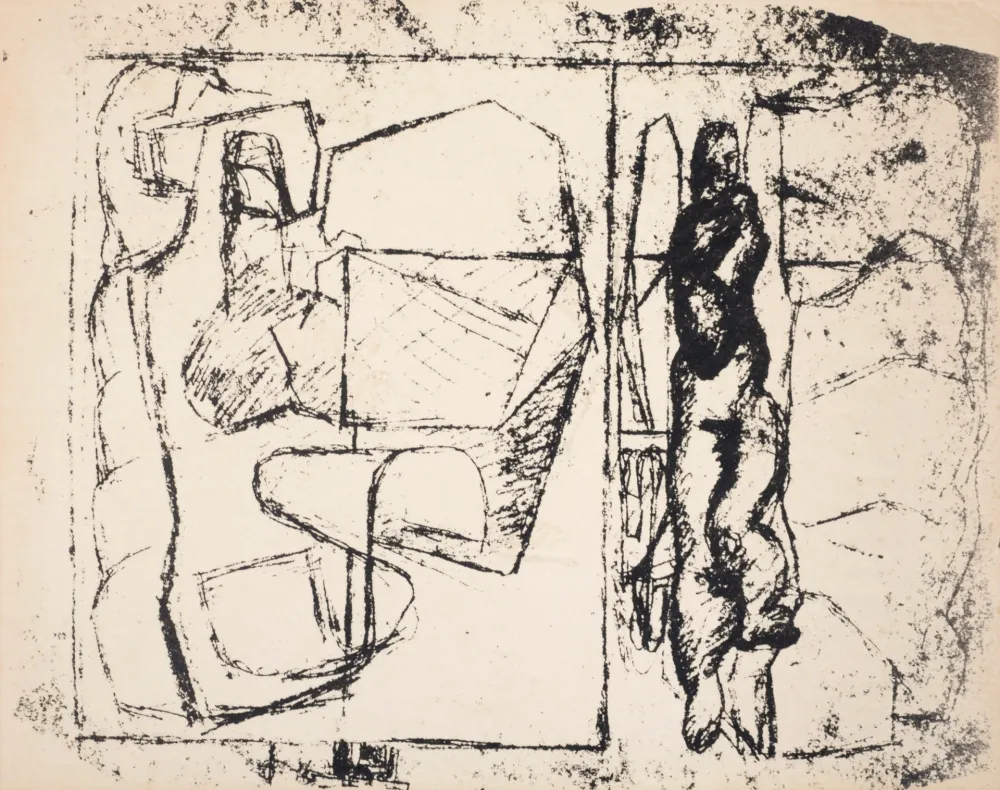 Non Tecnico Le Corbusier - Harmonique périlleuse, C. 1960 - Unique proof!