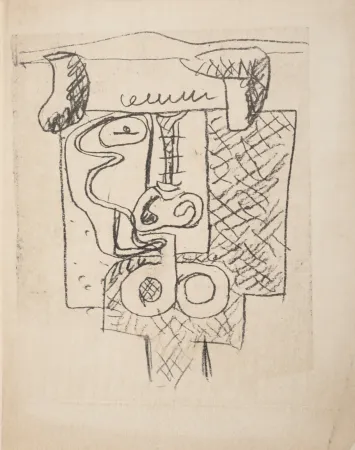 Non Tecnico Le Corbusier - Taureau, C. 1960 - Unique proof!