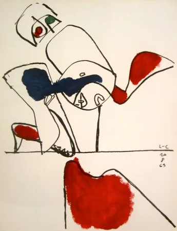Litografia Le Corbusier - Taurus XVII