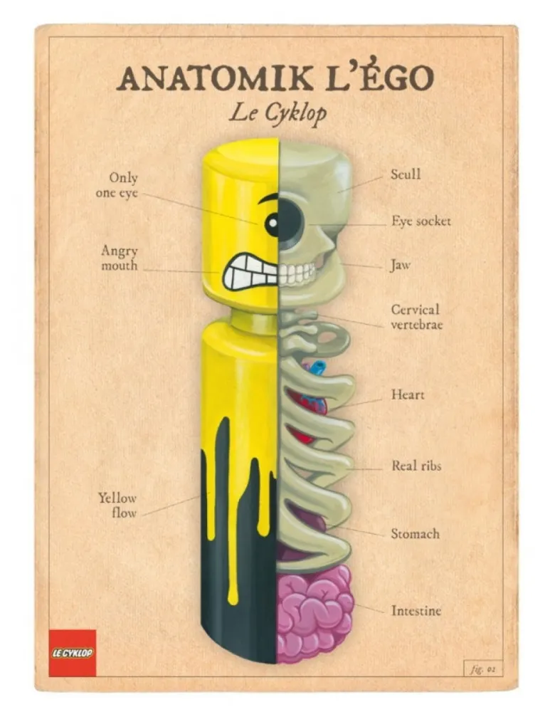 Grafica Numerica Le Cyklop - Anatomik l'Ego