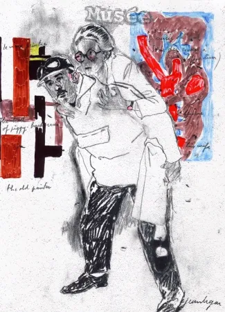 Serigrafia Le Gac - Autoportrait