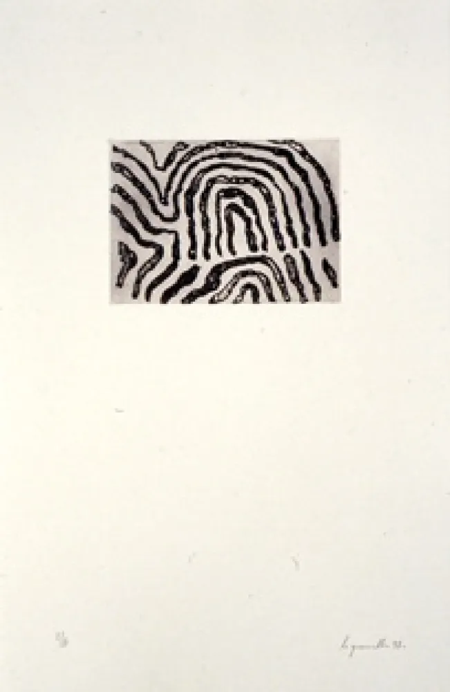 Acquaforte Le Groumellec - Ecriture