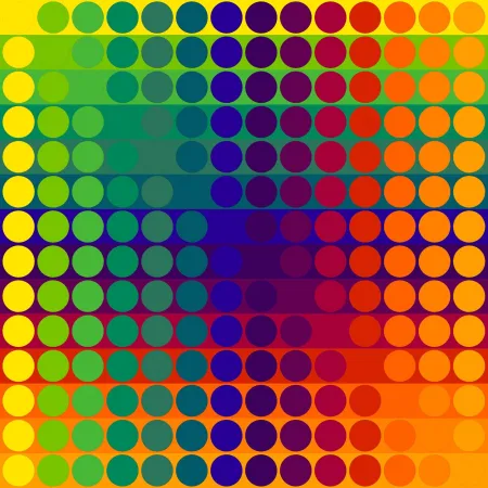 Litografia Le Parc - Color Secuencia 1