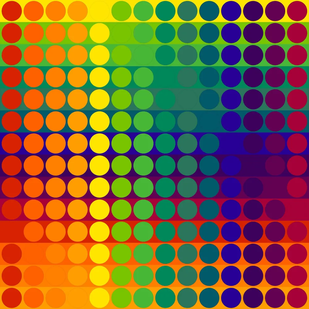 Litografia Le Parc - Color Secuencia 6