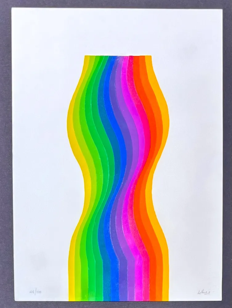 Serigrafia Le Parc - Julio Le Parc (1928) - Screenprint on Paper - 1973