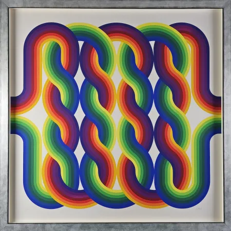 Litografia Le Parc - La Longue Marche. No 4