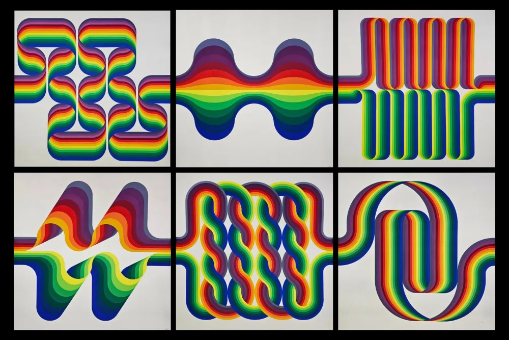 Litografia Le Parc - La Longue Marche. The Complete Set, 1974