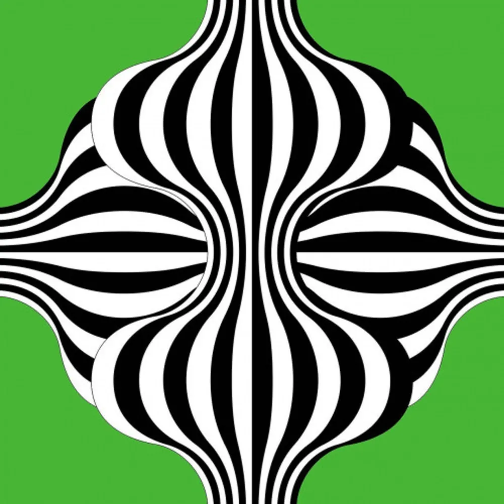 Litografia Le Parc - Larga marcha, 4 bifurcaciones, 3