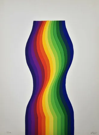 Litografia Le Parc - Movimiento Cinético En Varios Colores