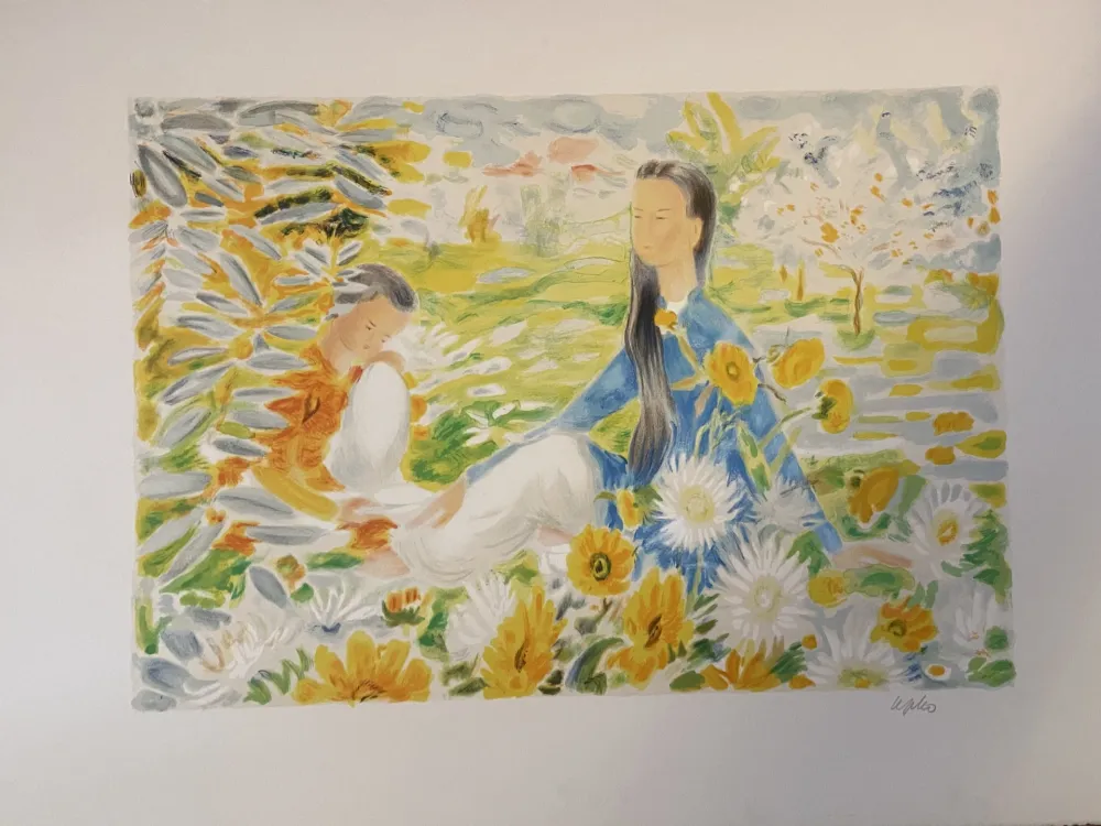 Non Tecnico Lê Phô - JEUNES FILLES AU JARDIN