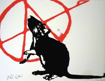 Serigrafia Le Rat - L'anarchiste