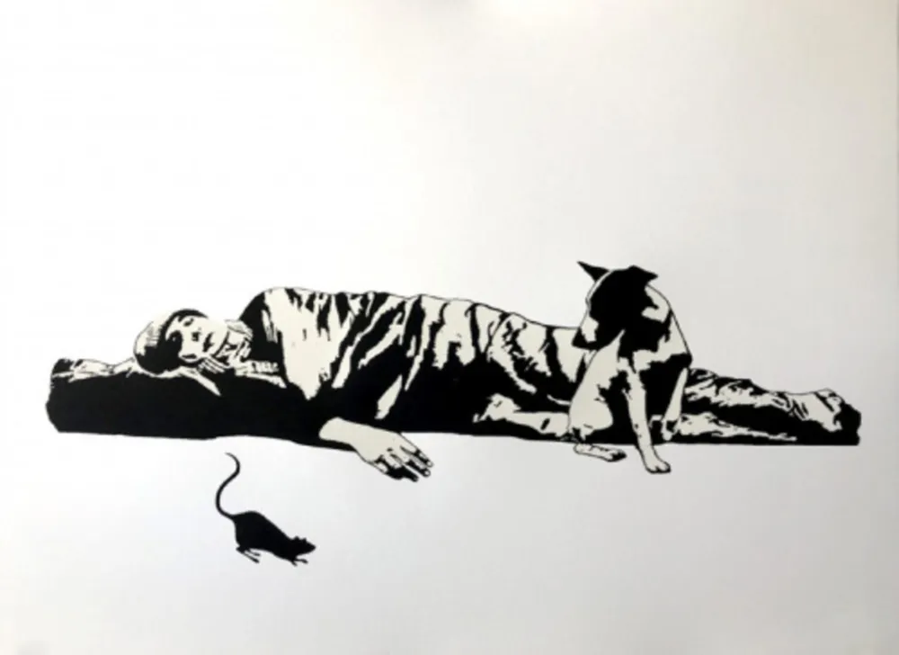 Serigrafia Le Rat - The Homeless
