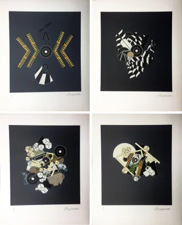 Litografia Le Yaouanc - ALBUM 1101 : 10 LITHOGRAPHIES ORIGINALES SIGNÉES (1970).