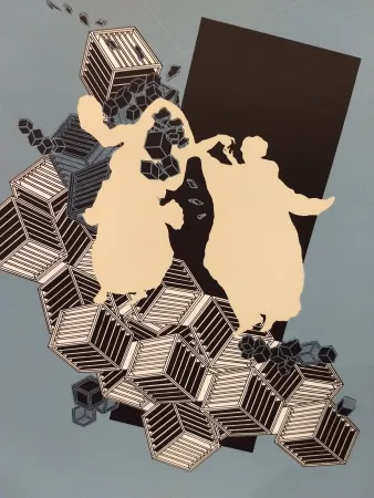 Litografia Le Yaouanc - Lithograph