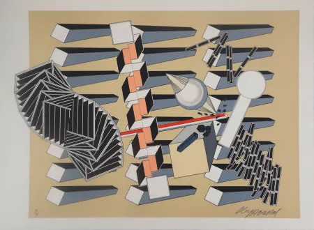 Litografia Le Yaouanc - L'univers infini