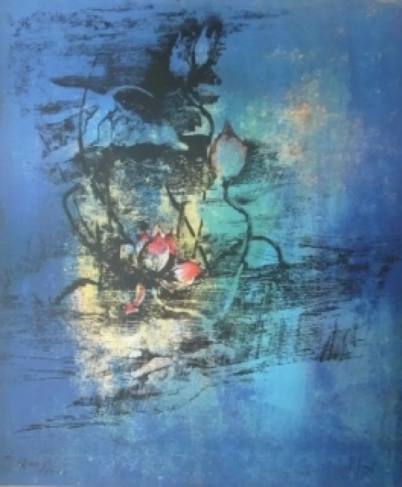 Litografia Lebadang - Nenuphars 