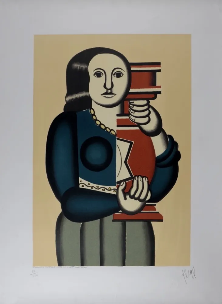 Litografia Léger (After) - Femme à la Cruche, c.1950