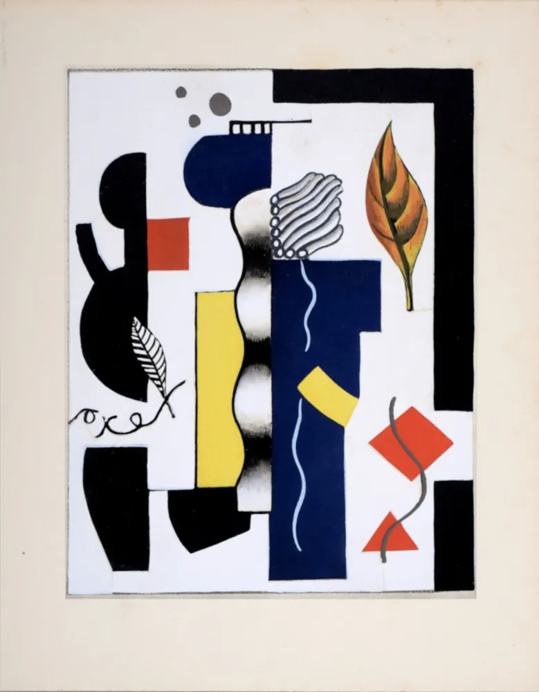 Pochoir Léger (After) - Objets dans l'espace