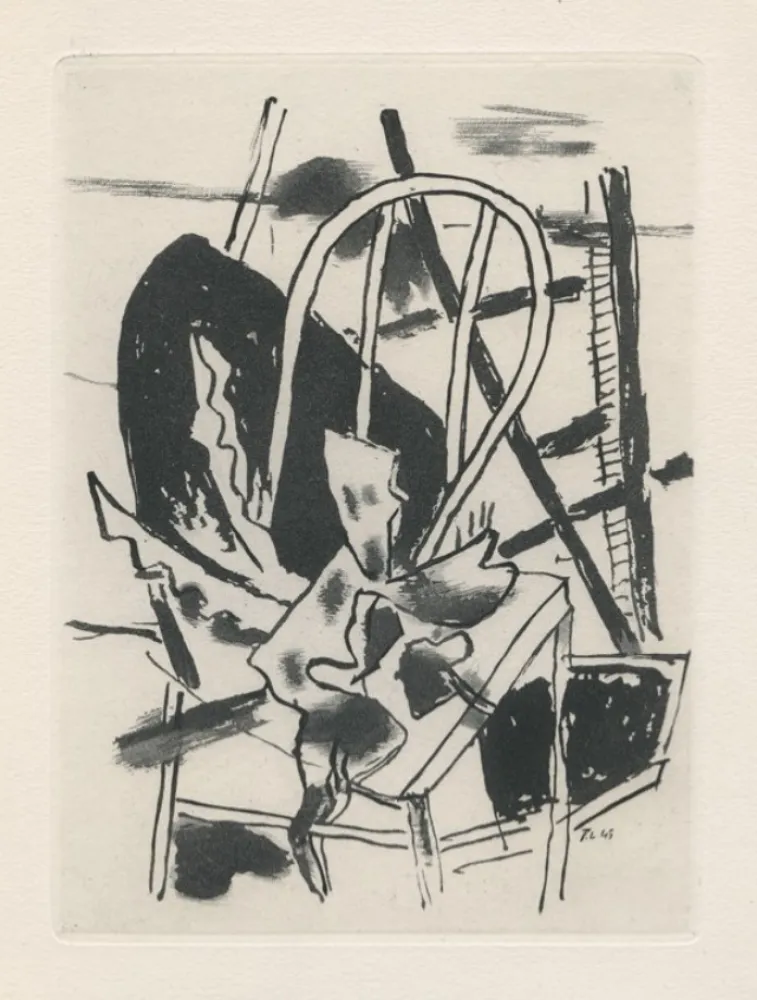 Acquatinta Leger - La chaise