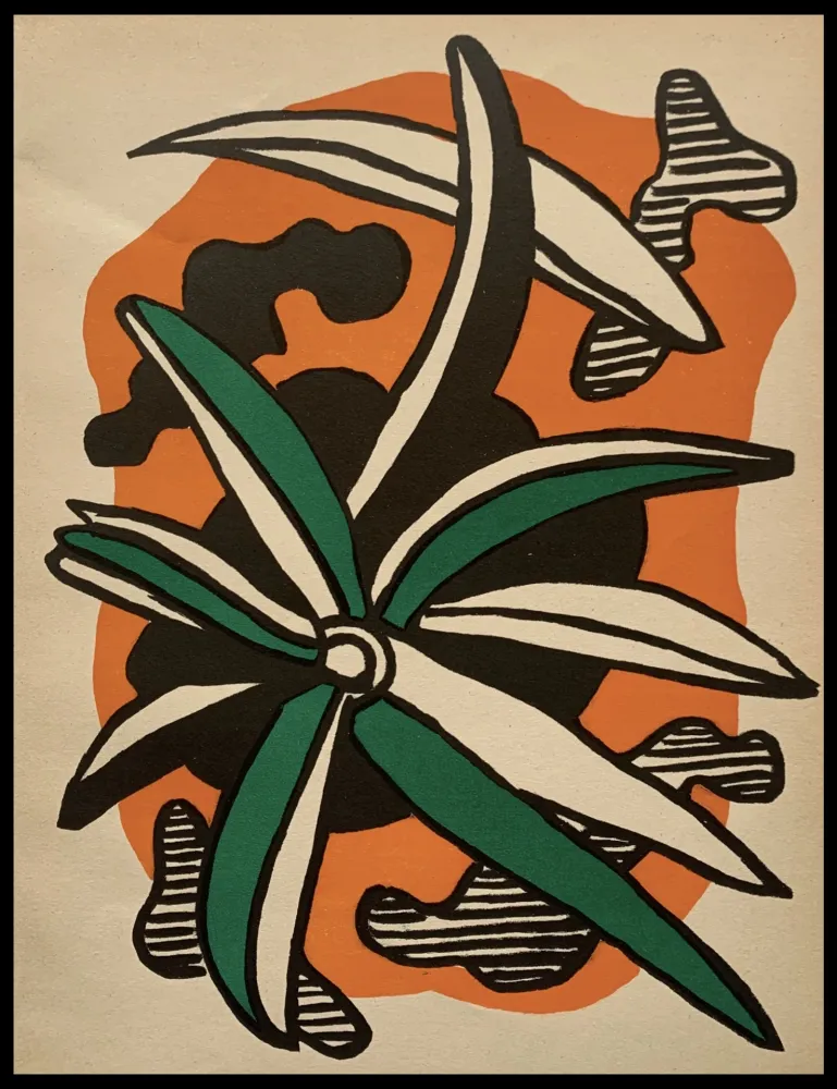 Litografia Leger - La fleur 