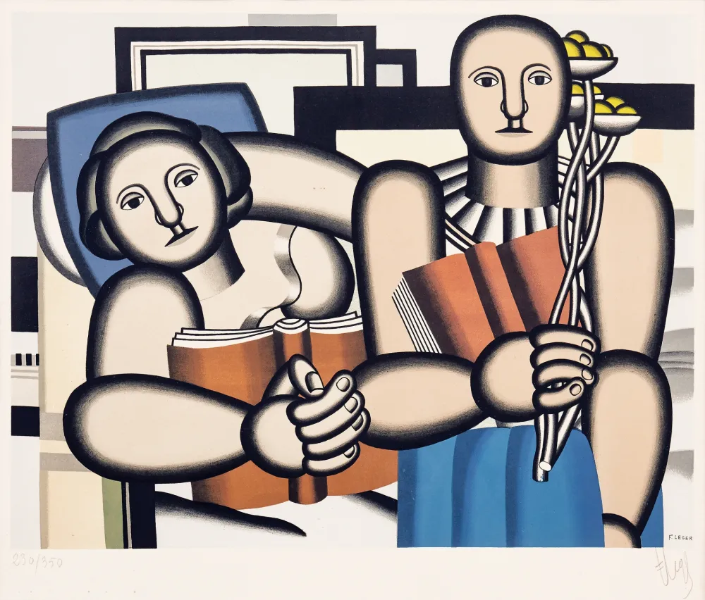 Litografia Leger -  La Lecture (The Reader)