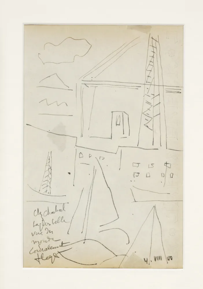 Non Tecnico Leger - Le pont transbordeur de Marseille, 1940. 