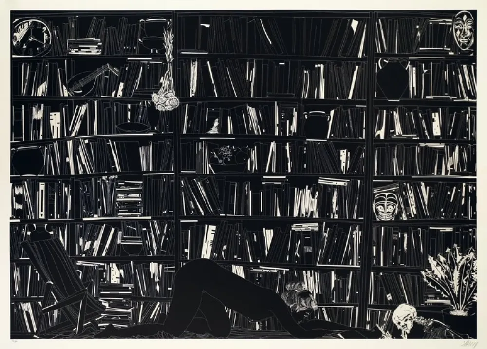 Litografia Leng - Blossom on touch