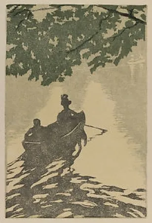 Incisione Su Legno Leonard - Am neuen See