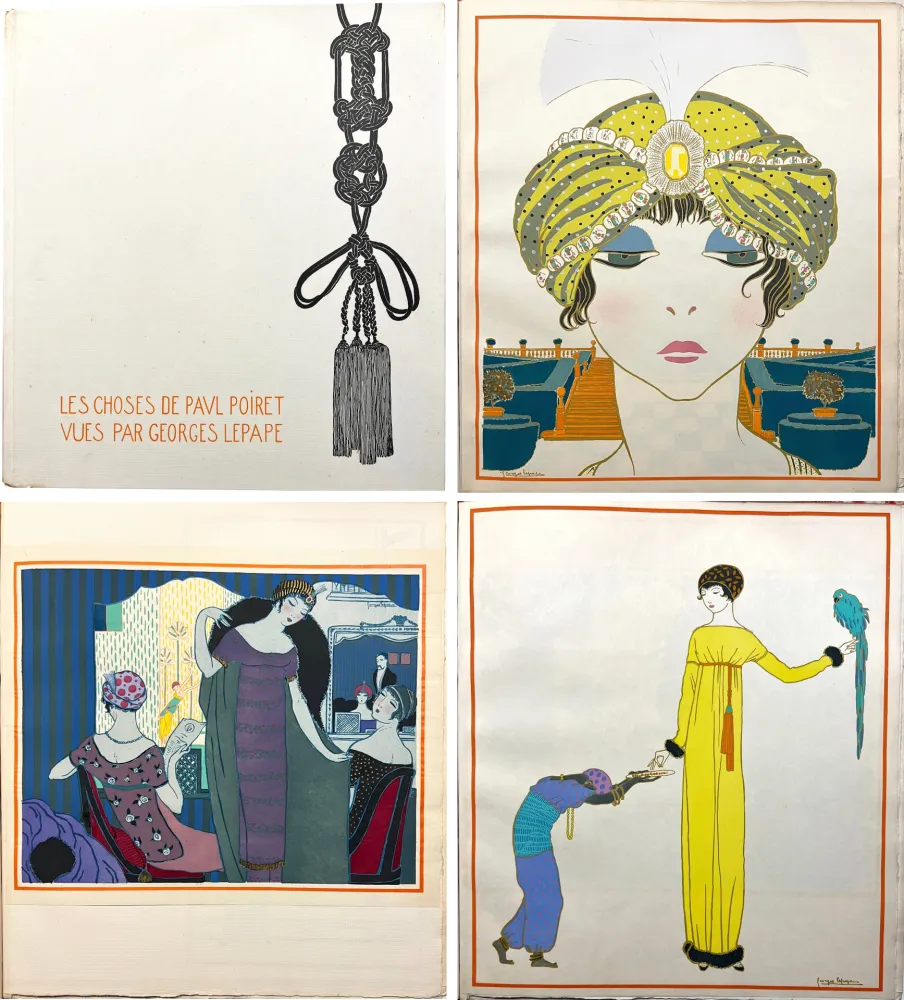Libro Illustrato Lepape - LES CHOSES DE PAUL POIRET VUES PAR GEORGES LEPAPE (1911)