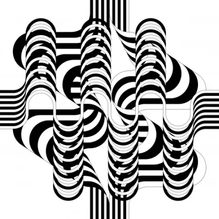 Litografia Leparc - Larga marcha, 4 bifurcaciones, 7