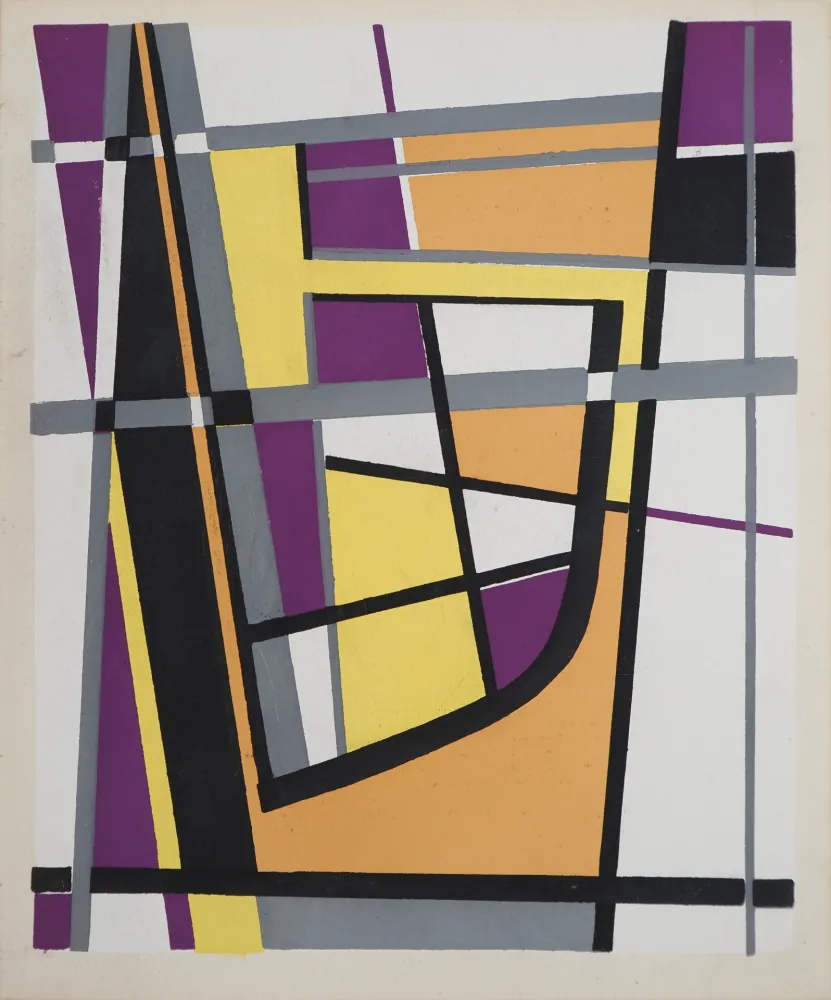 Litografia Leppien - Composition géométrique