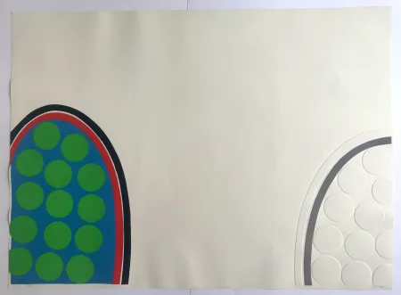 Serigrafia Levee -  Sans titre (Cactées)