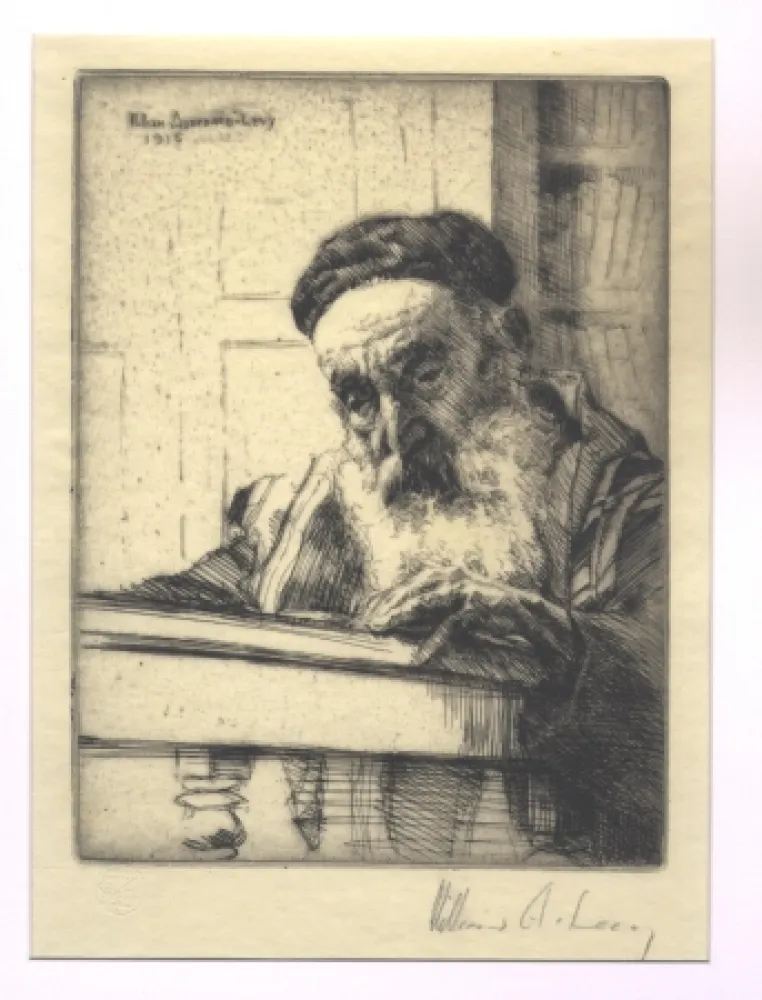 Incisione Levy - Torah / The Law