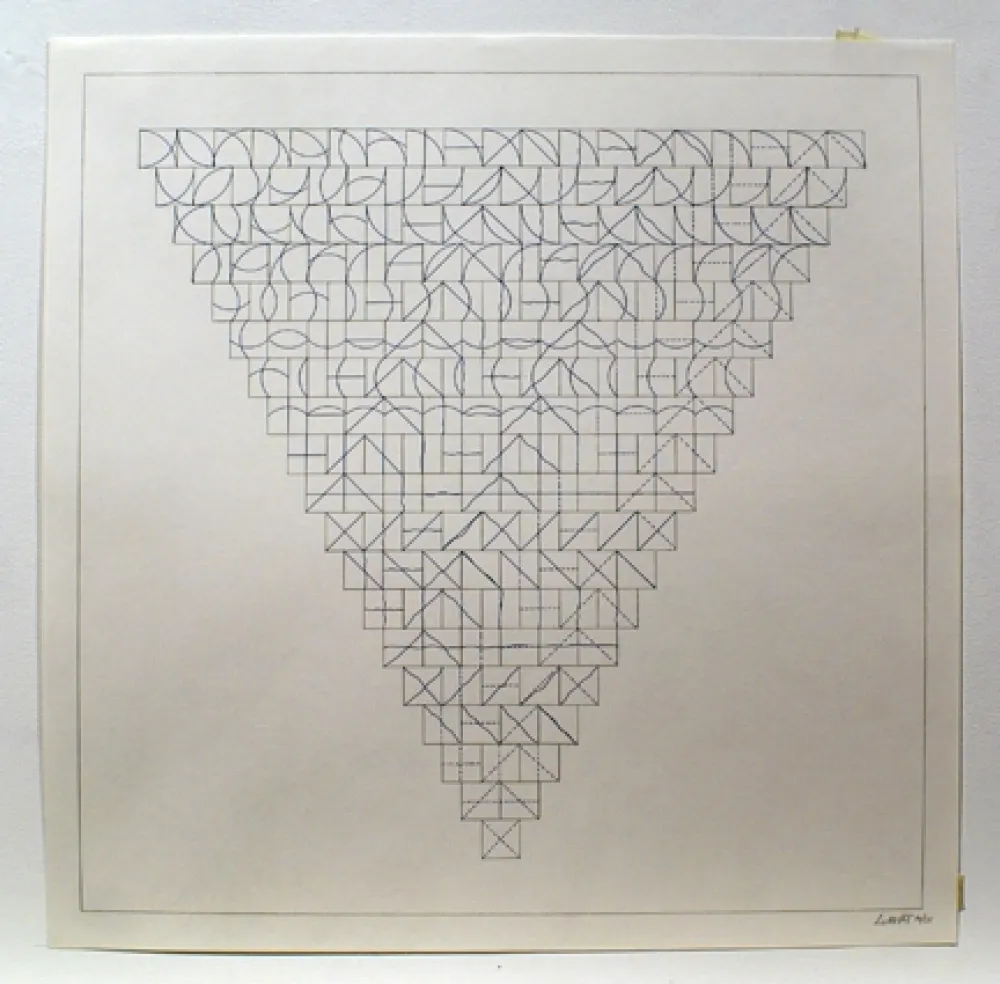 Incisione Lewitt - Arcs and Lines
